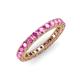 3 - Ellen 2.70 mm Pink Sapphire Eternity Band 