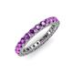3 - Ellen 2.70 mm Amethyst Eternity Band 