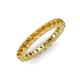 3 - Ellen 2.70 mm Citrine Eternity Band 