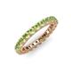3 - Ellen 2.70 mm Peridot Eternity Band 