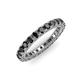 3 - Ellen 2.70 mm Black Diamond Eternity Band 