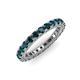 3 - Ellen 2.70 mm London Blue Topaz Eternity Band 