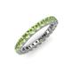 3 - Ellen 2.70 mm Peridot Eternity Band 