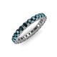 3 - Ellen 2.70 mm Blue Diamond Eternity Band 
