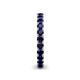 5 - Ellen 2.70 mm Blue Sapphire Eternity Band 