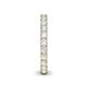 5 - Ellen 2.70 mm White Sapphire Eternity Band 
