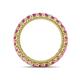 4 - Ellen 2.70 mm Pink Sapphire Eternity Band 