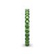 5 - Ellen 2.70 mm Green Garnet Eternity Band 