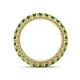 4 - Ellen 2.70 mm Green Garnet Eternity Band 