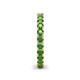 5 - Ellen 2.70 mm Green Garnet Eternity Band 