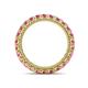 4 - Ellen 2.70 mm Pink Tourmaline Eternity Band 