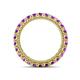 4 - Ellen 2.70 mm Amethyst Eternity Band 
