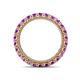4 - Ellen 2.70 mm Amethyst Eternity Band 