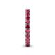 5 - Ellen 2.70 mm Rhodolite Garnet Eternity Band 
