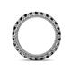 4 - Ellen 2.70 mm Black Diamond Eternity Band 