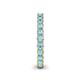 5 - Ellen 2.70 mm Aquamarine Eternity Band 