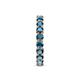 4 - Ellen 2.70 mm Blue Diamond Eternity Band 