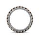 4 - Ellen 2.70 mm Smoky Quartz Eternity Band 