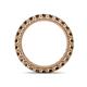 4 - Ellen 2.70 mm Smoky Quartz Eternity Band 