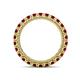 4 - Ellen 2.70 mm Ruby Eternity Band 