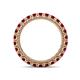 4 - Ellen 2.70 mm Ruby Eternity Band 