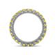 4 - Ellen 2.70 mm Yellow Sapphire Eternity Band 
