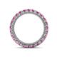 4 - Ellen 2.70 mm Pink Sapphire Eternity Band 