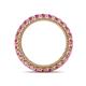 4 - Ellen 2.70 mm Pink Sapphire Eternity Band 