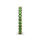 5 - Ellen 2.70 mm Green Garnet Eternity Band 