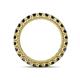 4 - Ellen 2.70 mm Black Diamond Eternity Band 