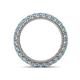 4 - Ellen 2.70 mm Aquamarine Eternity Band 