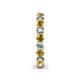 5 - Tiffany 3.00 mm Citrine and Diamond Eternity Band 