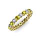 3 - Tiffany 3.00 mm Yellow and White Diamond Eternity Band 