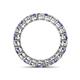 4 - Tiffany 3.00 mm Iolite and Diamond Eternity Band 