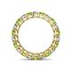 4 - Tiffany 3.00 mm Round Peridot and Diamond Eternity Band 