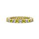 1 - Ellen 2.70 mm Yellow and White Diamond Eternity Band 