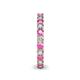 5 - Ellen 2.70 mm Pink Sapphire and Diamond Eternity Band 