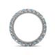 4 - Ellen 2.70 mm Aquamarine and Diamond Eternity Band 
