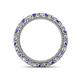 4 - Ellen 2.70 mm Tanzanite and Diamond Eternity Band 