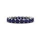 1 - Tiffany 3.40 mm Blue Sapphire Eternity Band 
