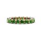 1 - Tiffany 3.40 mm Green Garnet Eternity Band 