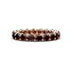 1 - Tiffany 3.40 mm Red Garnet Eternity Band 
