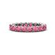 1 - Tiffany 3.40 mm Rhodolite Garnet Eternity Band 
