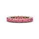 1 - Tiffany 3.40 mm Rhodolite Garnet Eternity Band 