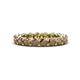 1 - Tiffany 3.40 mm Smoky Quartz Eternity Band 