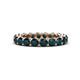 1 - Tiffany 3.40 mm London Blue Topaz Eternity Band 