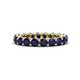 1 - Tiffany 3.40 mm Blue Sapphire Eternity Band 