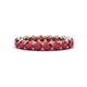 1 - Tiffany 3.40 mm Ruby Eternity Band 