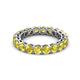 3 - Tiffany 3.40 mm Yellow Sapphire Eternity Band 