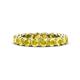 1 - Tiffany 3.40 mm Yellow Sapphire Eternity Band 